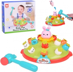 Bank med hammer – spil med gulerødder og kanin