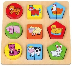 Gådepuslespil gården