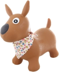 Hoppehund med tørklæde