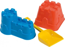 ANDRONI sandforme – borgmure med skovl (mix af farver)