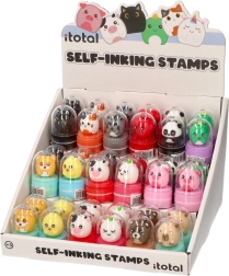 Stempel med søde dyr – panda og kapybara