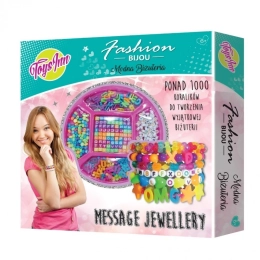 Sæt til fremstilling af armbånd med bogstaver Message Jewellery