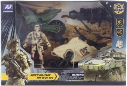 Militærsæt med scooter til børn