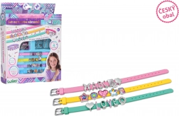 Fremstilling af armbånd med bogstaver – tjekkisk emballage