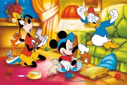 Trefl Puzzle Disney: Mickey Mouse og venner 600 brikker