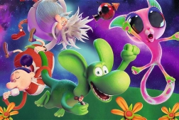 Puslespil 100 brikker - Dragen Diplodok og venner