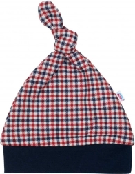 Bomuld babyhue NEW BABY Checkered 74 (6–9 måneder)