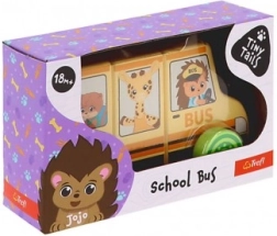Skolebus magnetisk plast 14 cm i æske 16x10 cm 18m+