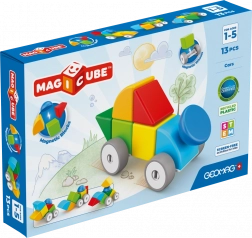 Geomag Magicube bil – magnetisk byggesæt med 13 dele