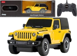 R/C Bil Jeep Wrangler JL Rubicon Gul 1:24