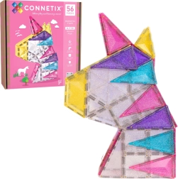 Magnetiske byggesæt CONNETIX Glitter Unicorn Pack 56 dele