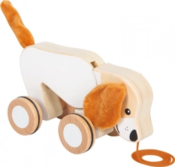 Træktræklegetøj Hund med knitrende ører