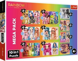 Trefl puslespil Rainbow High Mega Pack 10i1