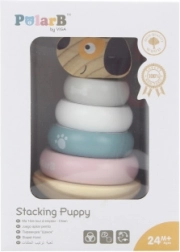 Træstabelpyramide hund POLARB