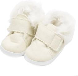 Baby vinter ruskindfutter NEW BABY, beige, 0–3 måneder