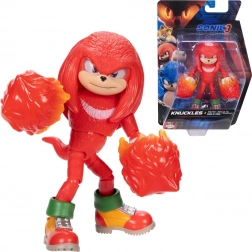 Figur SONIC 3 The Hedgehog – Knuckles med flammende næver 12 cm