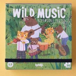 Londji lomme puslespil Skovens orkester 36 brikker