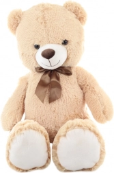 Plys bamse beige 100 cm
