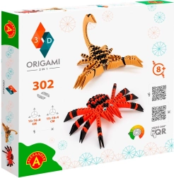 3D origami - 2 i 1 edderkop, skorpion