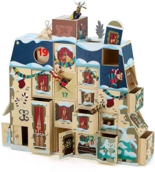 Vilac træ adventskalender hus