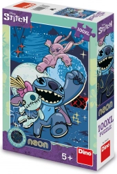 Puslespil Lilo & Stitch Neon 100 XXL Brikker