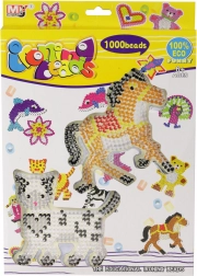 Strygeperler – sæt med 1000 stk. med skabeloner