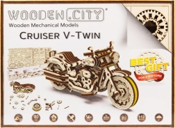 WOODEN CITY 3D-puslespil Motorcykel Cruiser V-Twin 168 dele