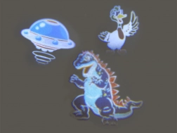 Laserpistoler med projektor