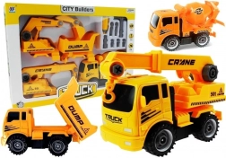 Sæt af adskillelige byggemaskiner