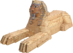 Metal 3D-model af Den Store Sfinks i Giza