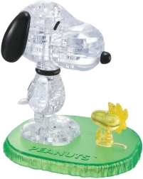 3D Crystal Puzzle Snoopy og Woodstock 41 brikker