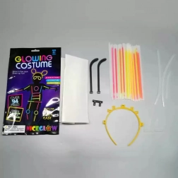 Sæt med fluorescerende stave 94 stk.