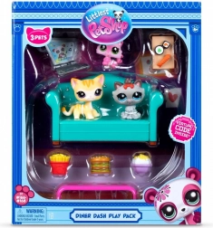 Littlest Pet Shop sæt snack med katte – legepakke