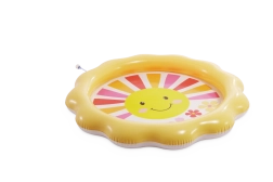 Oppustelig børnepool med bruser Solstråler
