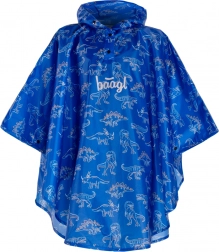 Baagl børneponcho med regnslag dino XS (90–110 cm)
