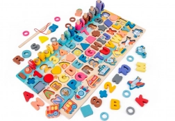 2Kids Pædagogisk multifunktionel tavle 6 i 1