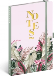 Notique Kakadu linjeret notesbog 13 × 21 cm