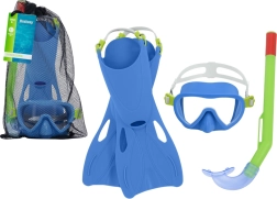 Sæt til snorkling blå maske, finner og snorkel Bestway