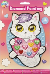 Kreativt sæt til diamantmaling Kat XL