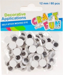 bevægelige selvklæbende øjne 80 stk.