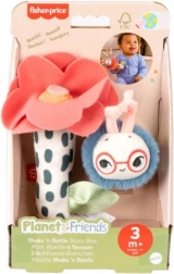 Sensoriske rangler Fisher-Price Planet Friends – bi og blomst