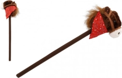 børne plys hest på pind