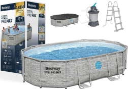 Selvstændig pool Bestway Power Steel Swim Vista 427 x 250 x 100 cm