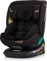 Chipolino autostol Supreme i-Size 40–150 cm Isofix 360 – Obsidian