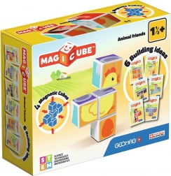 GEOMAG Magicube Glade dyr – magnetiske klodser til børn