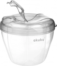 AUKU doseringsboks til modermælkserstatning, grå