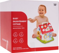 Interaktivt multifunktionelt hus med klaver og xylofon