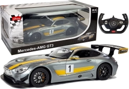 R/C bil Mercedes-AMG GT3 Rastar 1:14 grå fjernstyret