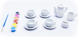 kreativt sæt til maling af tesæt