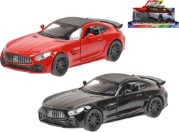 Metalmodel af bilen Mercedes-AMG GTR Welly med friktionsmotor (pull-back)